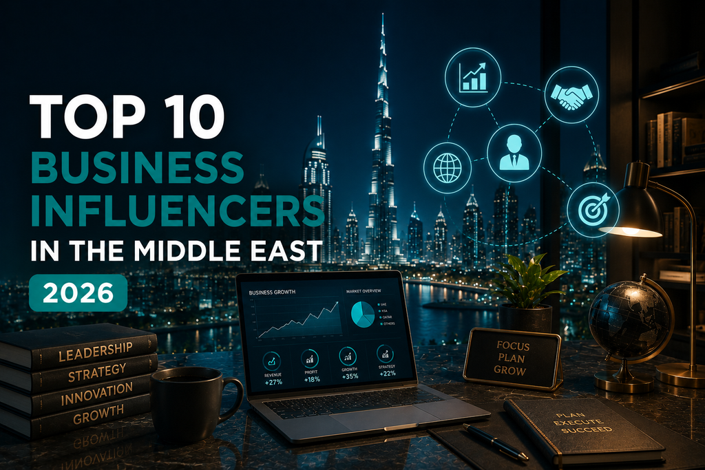 Top 10 Business Influencers in the Middle East 2026 - Cover Image